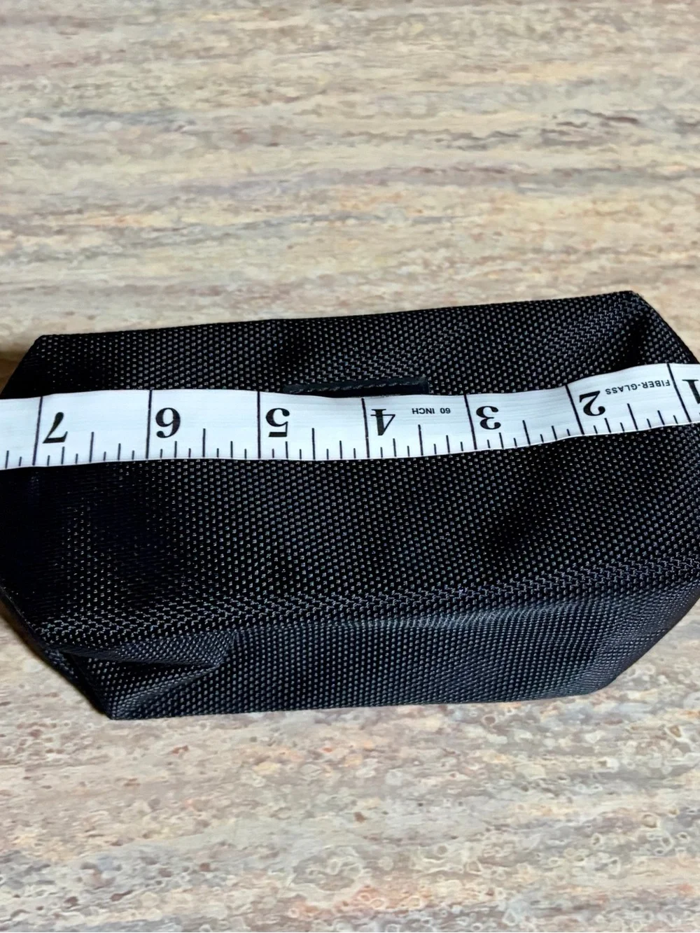 Tumi Black Textured Nylon Men's Toiletry Case